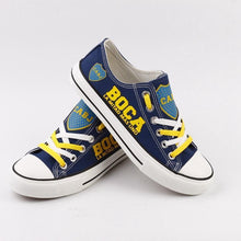 Load image into Gallery viewer, Club Atletico Boca Juniors Apparel Unisex Unique Design Printed Letter &amp; Logo Canvas Shoes Blue Full Plus Size Best Gift Printed Logo Team