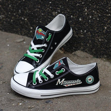 Load image into Gallery viewer, Minnesota Wild NFL Apparel Unisex Novelty Design Super Comfort Canvas Shoes Personalized Full Color Full Plus Size Best Gift Printed Logo Team