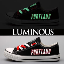 Load image into Gallery viewer, Portland Trail Blazers NBA Apparel Unisex Breathable Shoes Custom Limited Black/White Full Plus Size Best Gift Printed Logo Team