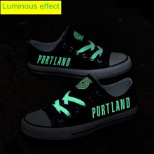 Load image into Gallery viewer, Portland Trail Blazers NBA Apparel Unisex Breathable Shoes Custom Limited Black/White Full Plus Size Best Gift Printed Logo Team