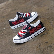 Load image into Gallery viewer, Portland Trail Blazers NBA Apparel Unisex Breathable Shoes Custom Limited Black/White Full Plus Size Best Gift Printed Logo Team